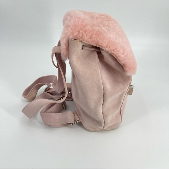 UGG Australia Nordie Light Pink Suede Mini Backpack Purse Cottagecore Coquette - Picture 5 of 15